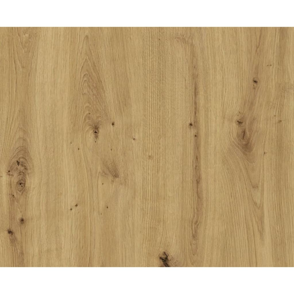 Fmd stolić s 2 otvorena odjeljka 91,8x71,5x45 cm bijela i boja hrasta - number 4.