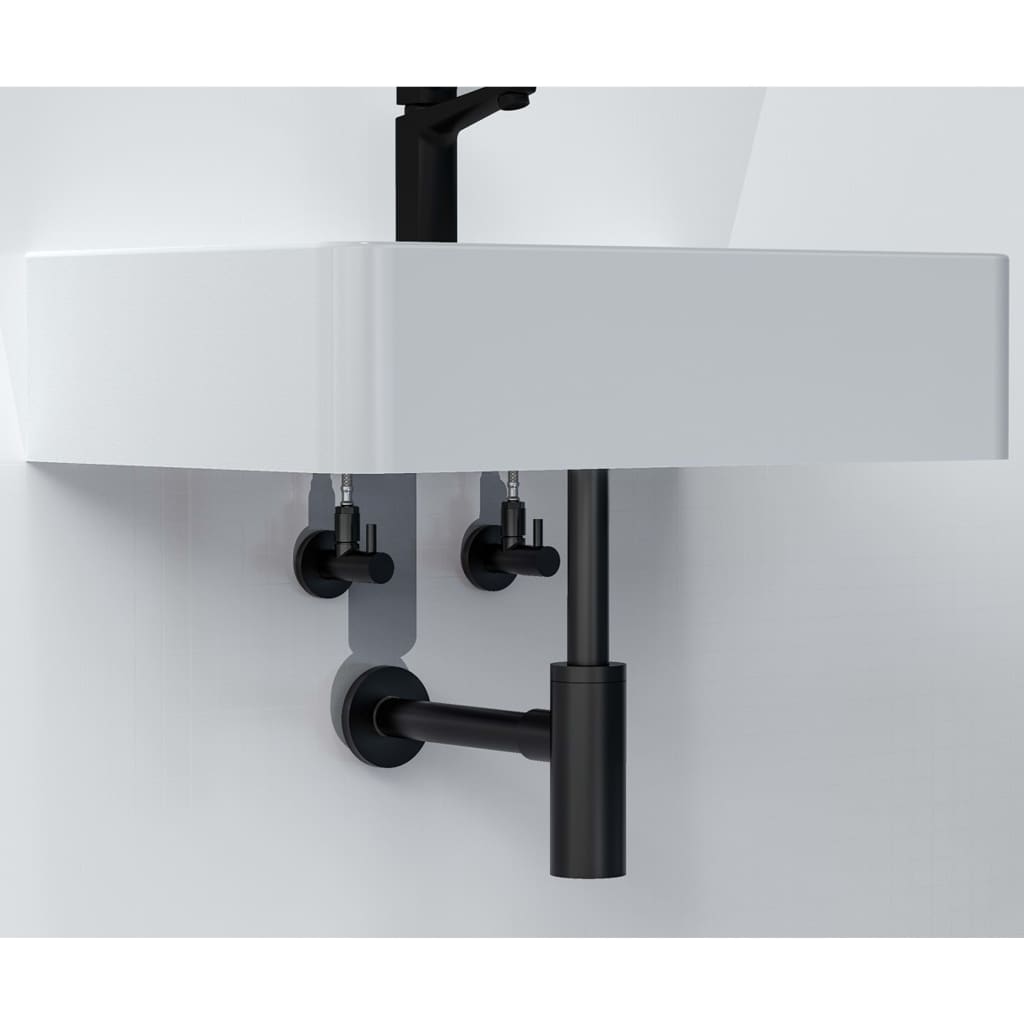 Tuyau d'évacuation design schütte noir - number 4.