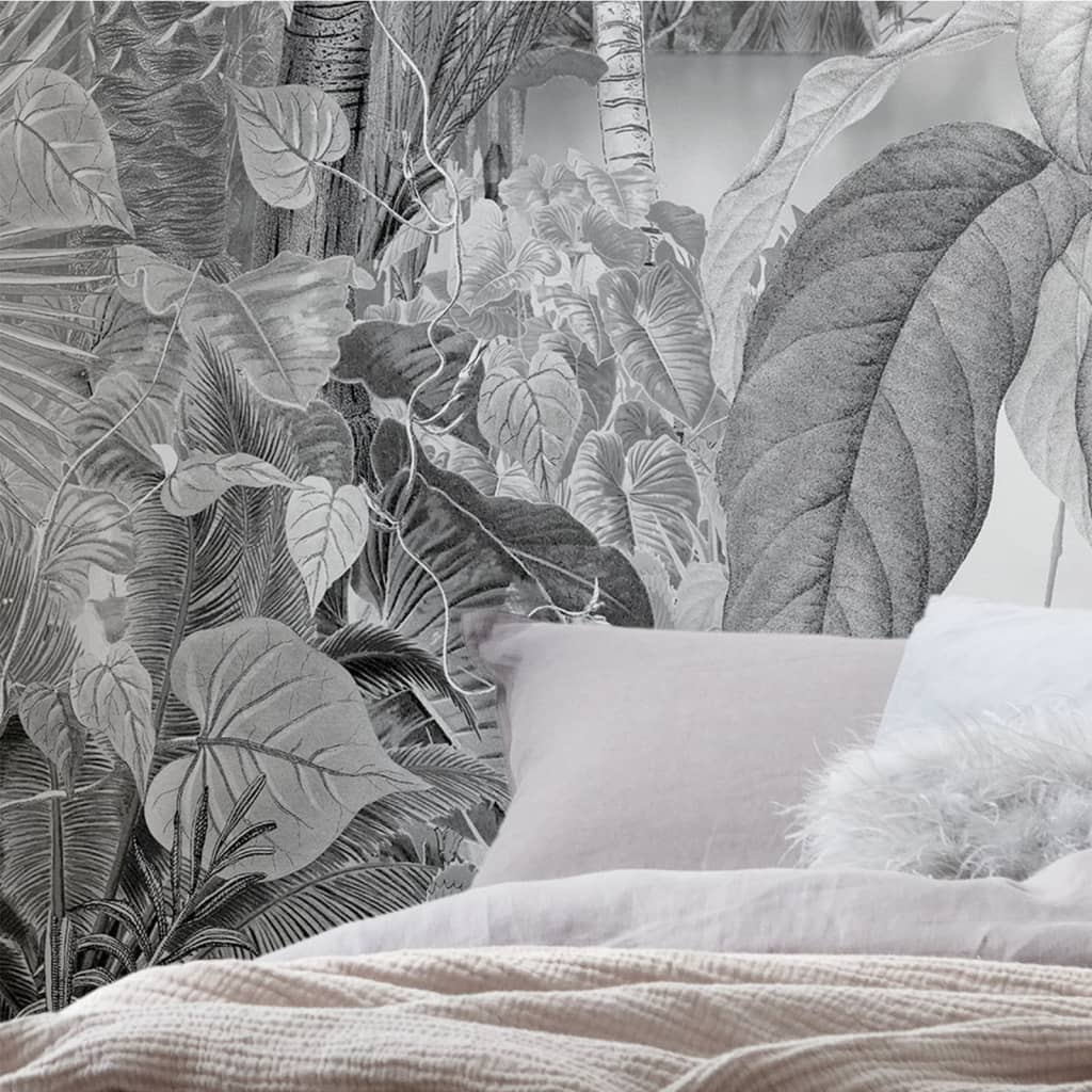 Komar photo wallpaper lac tropical black & white 200x270 cm - number 6.