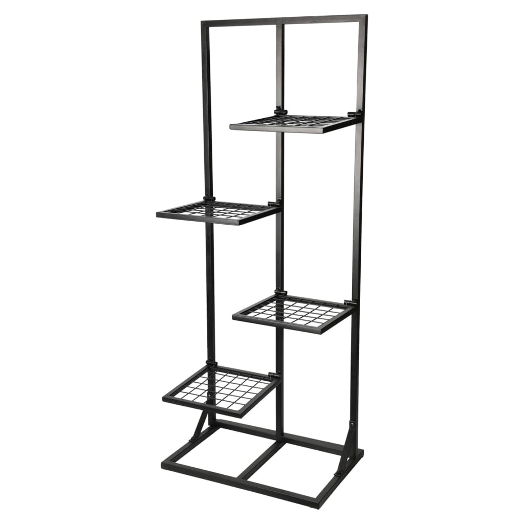 Progarden flower stand with 4 shelves 40x27x102 cm black - number 1.