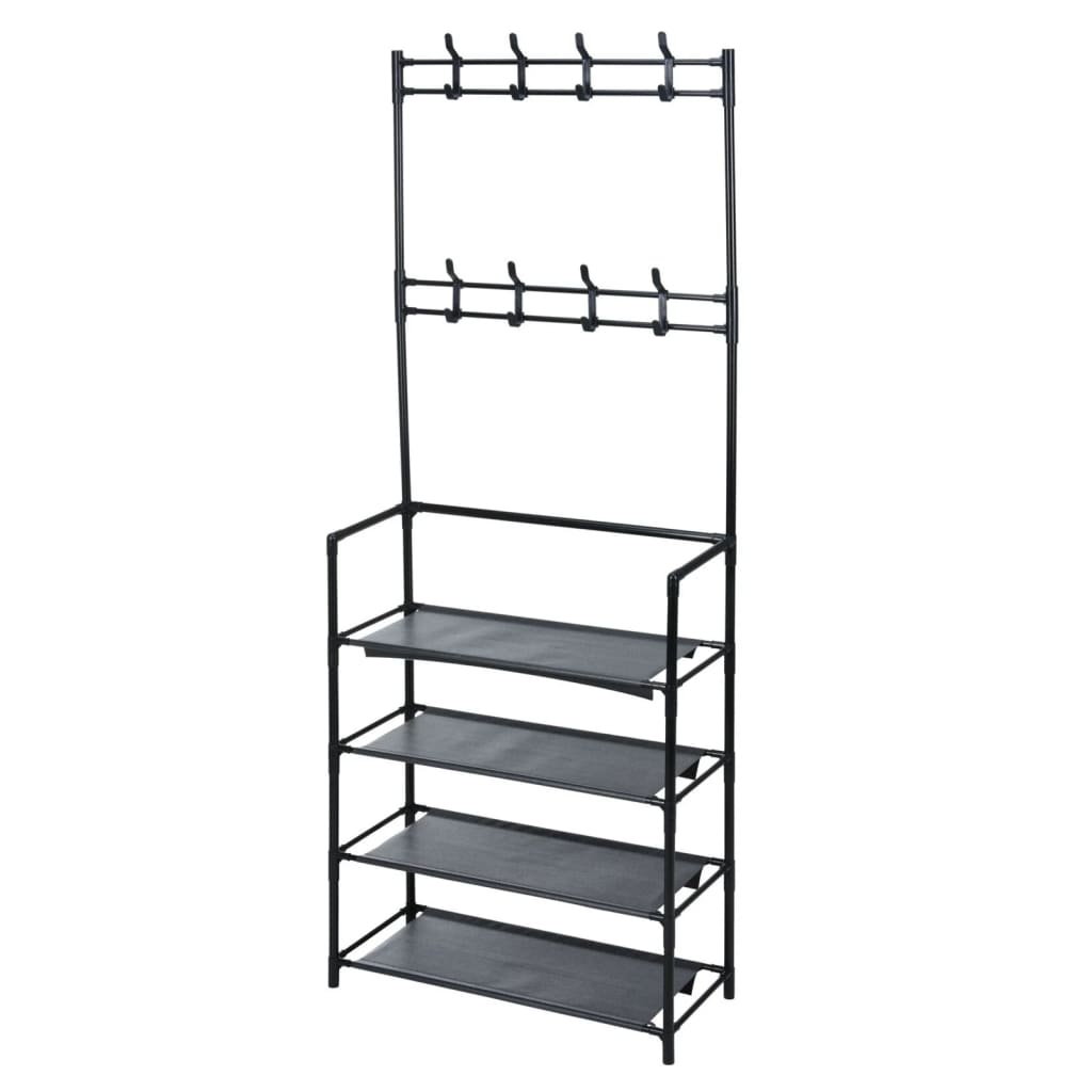 Storage solutions clothes rack with 4 shelves 60x26x155 cm - number 1.