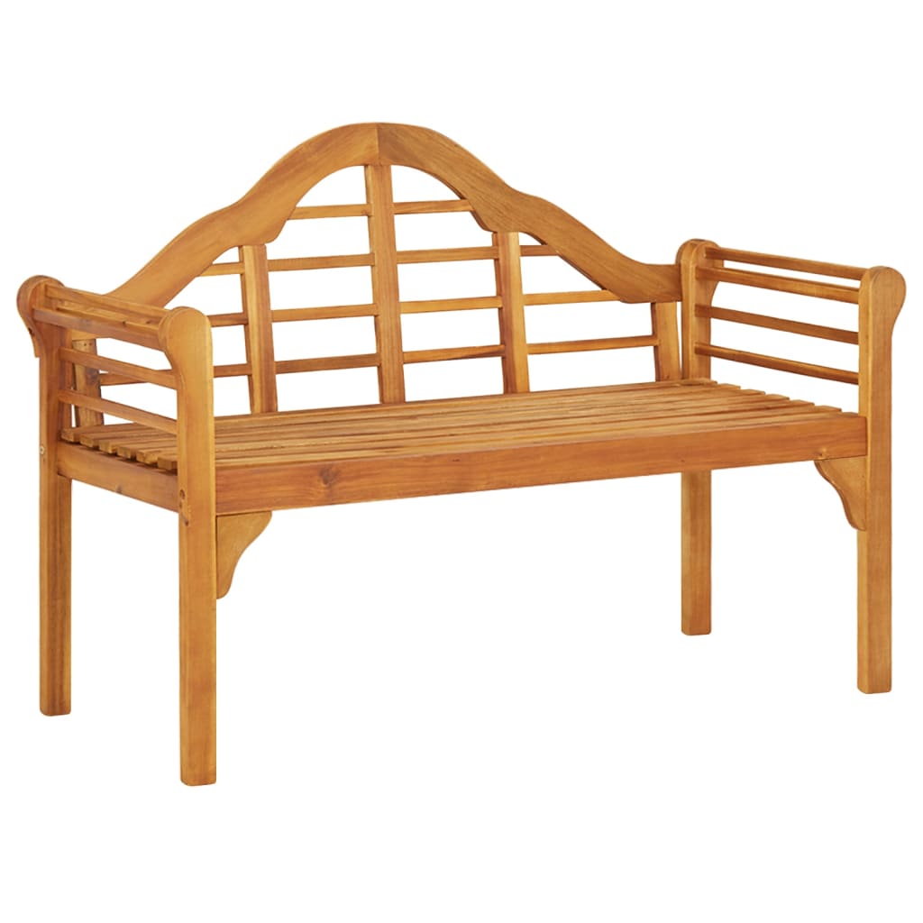 Havebænk 125 cm massivt akacietræ - number 1.