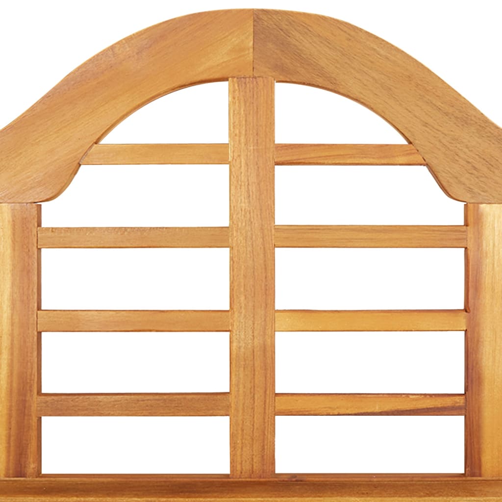 Havebænk 125 cm massivt akacietræ - number 6.