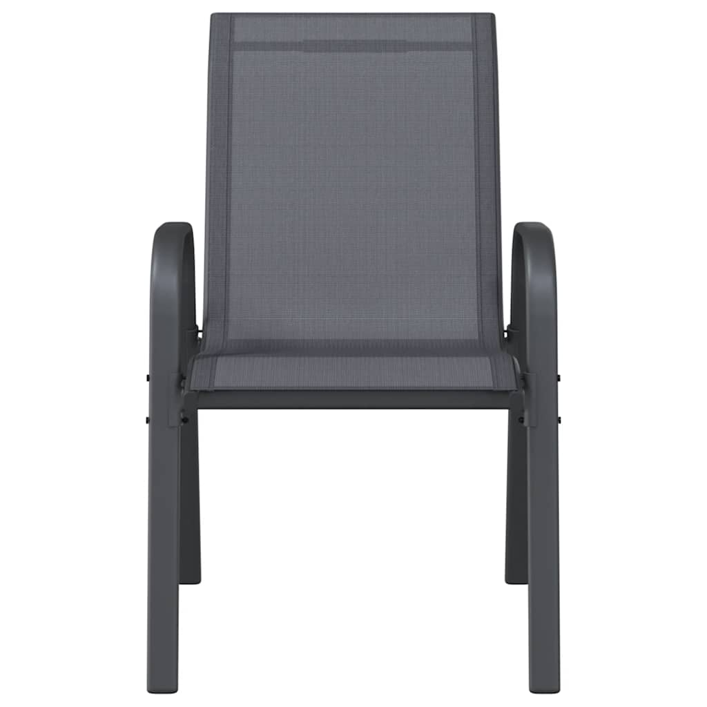 Stabelbare havestole stk. textilene - grå, 2 - number 3.