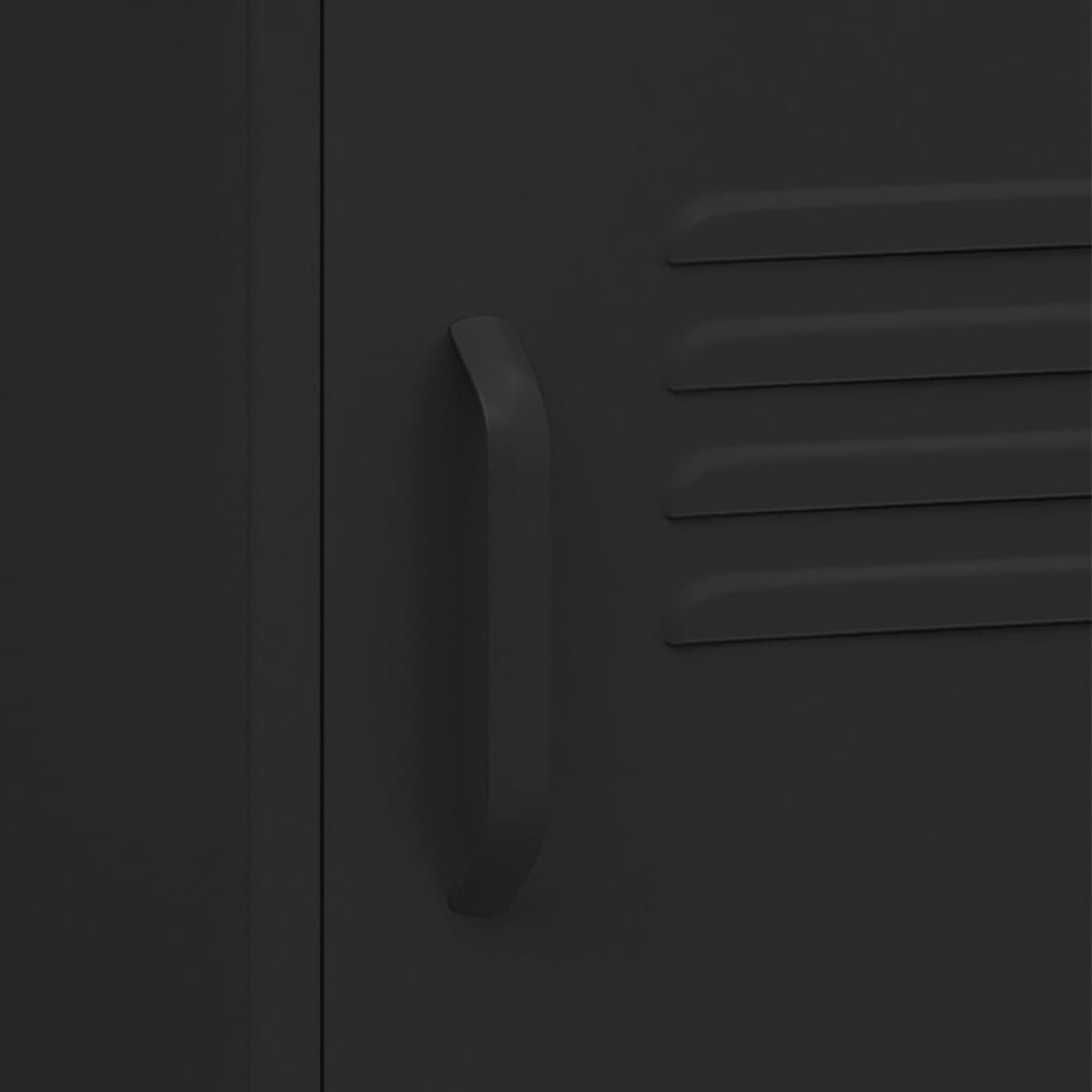 Natborde stk. 35x35x51 cm stål - sort, 2 - number 8.