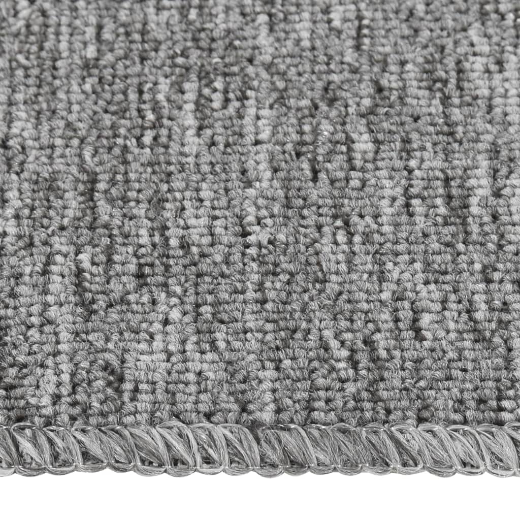 Pcs des escaliers non glissants. rectangulaire - gris, 75 x 20 cm, 15 - number 3.