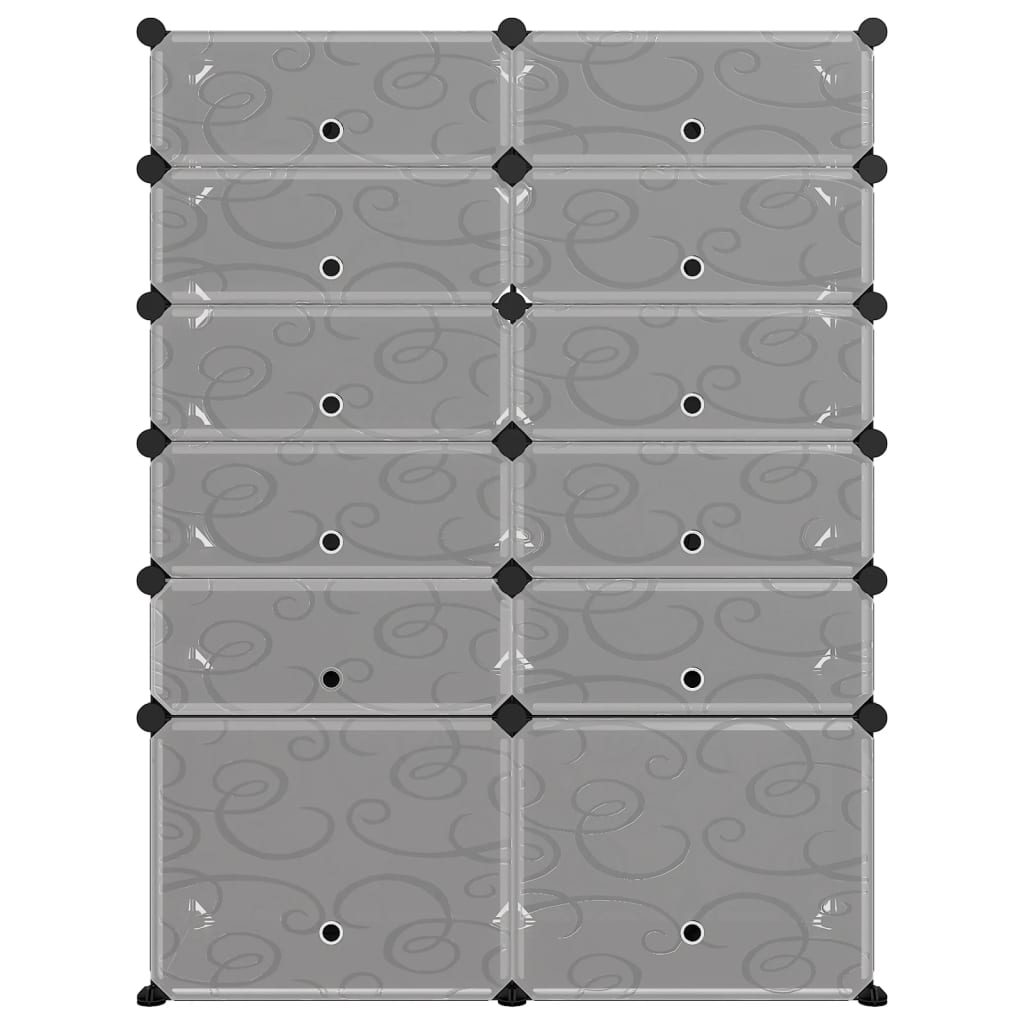 Stalak za cipele pp - crni, 94 x 37 x 125 cm, 1 - number 3.