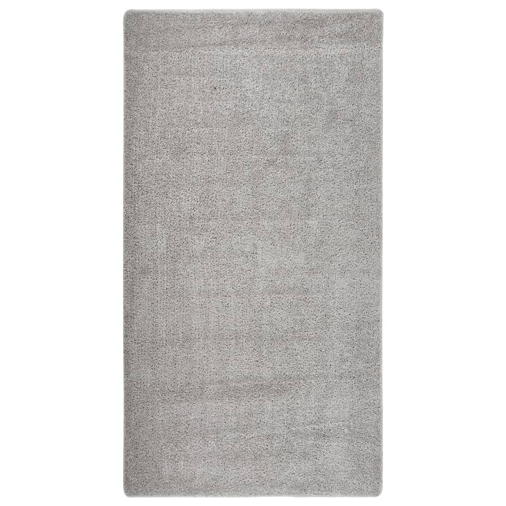 Tapis shaggy antidérapant - gris clair, 140 x 200 cm - number 1.