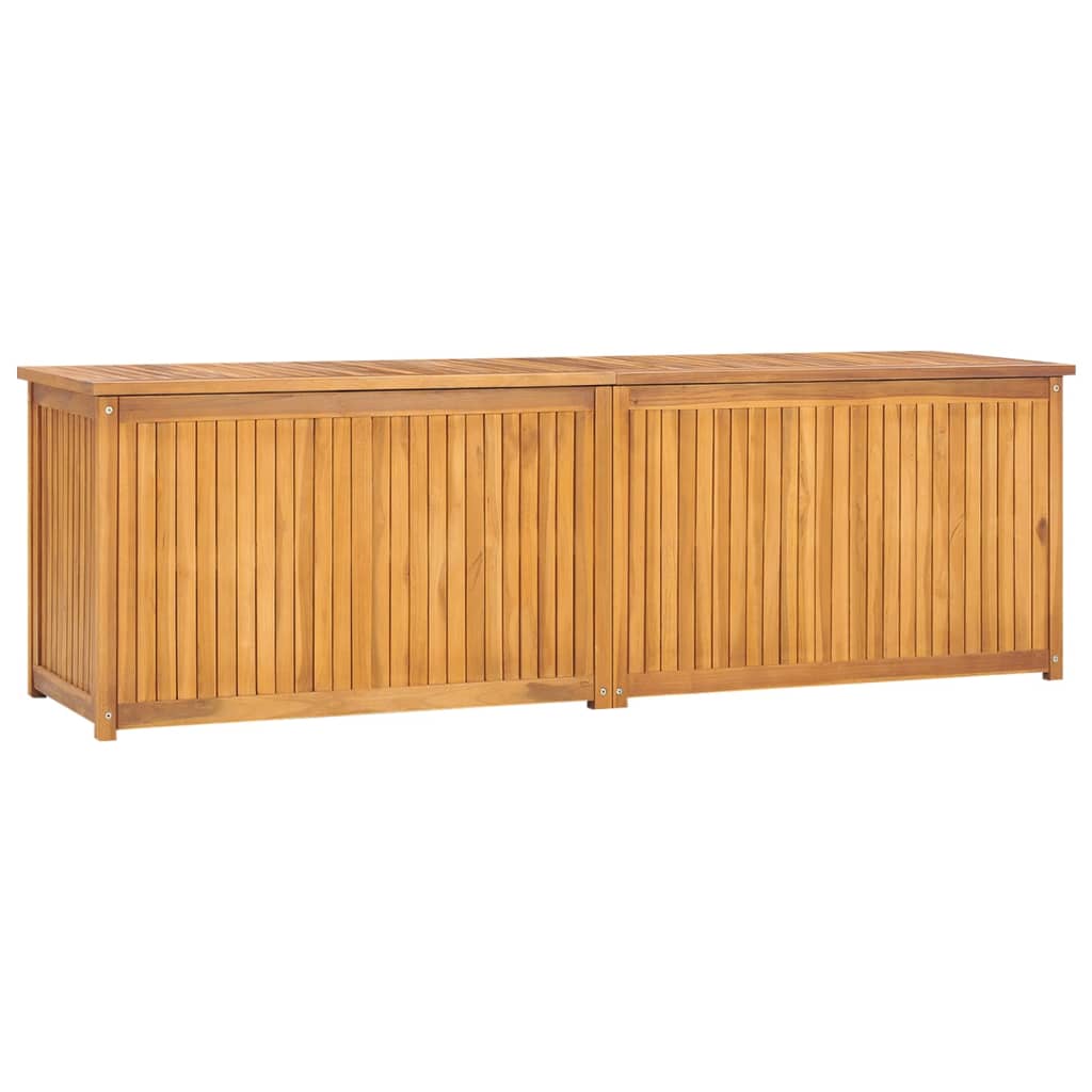 Hyndeboks 175x50x55 cm massivt teaktræ - number 1.