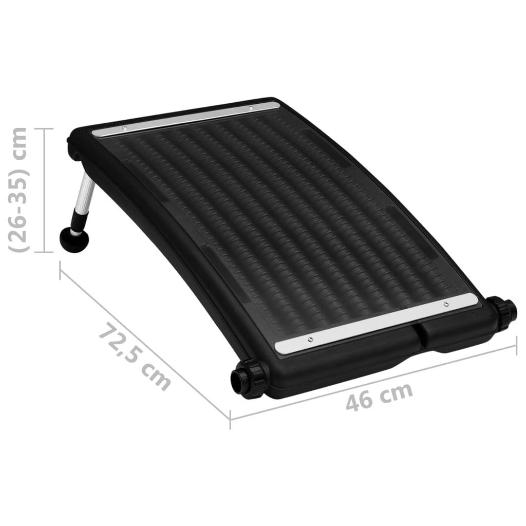 Panneaux solaires chauffants pour piscine pc. 72,5x46 cm courbés - 72,5 x 46 cm, 2 - number 11.
