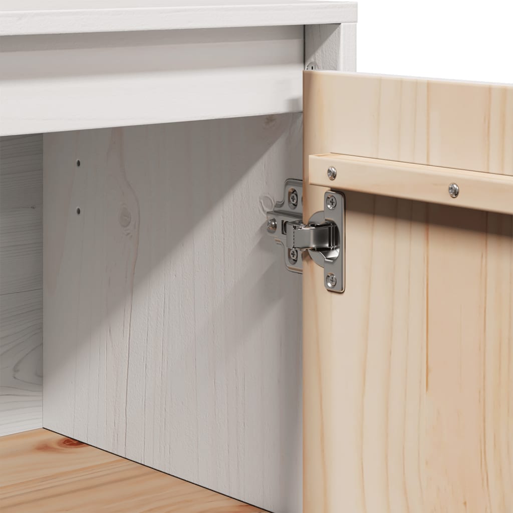 Skänk 60x34x75 cm massiv furuvit - number 10.