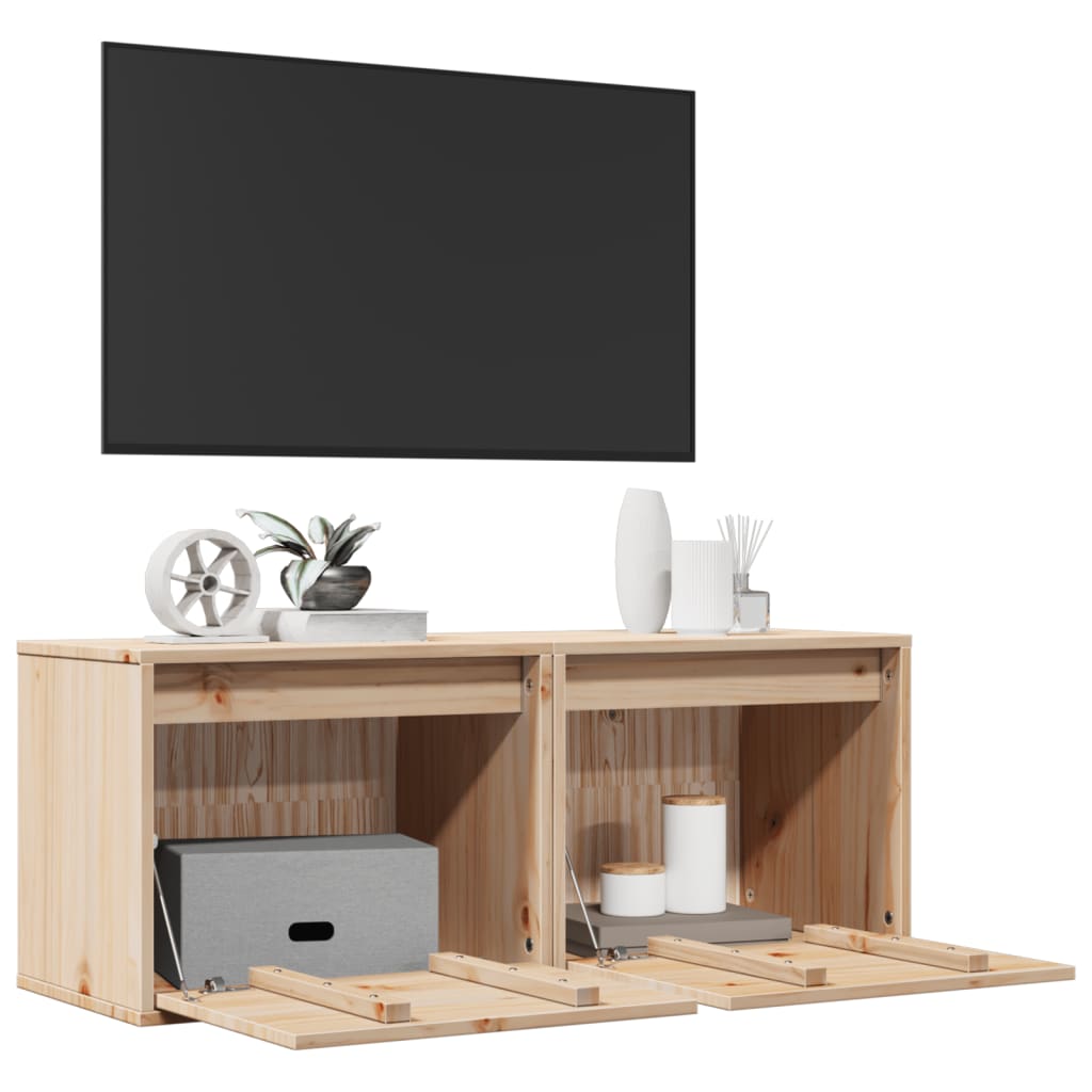 Overskap stk. 45x30x35 cm massiv furu - number 4.