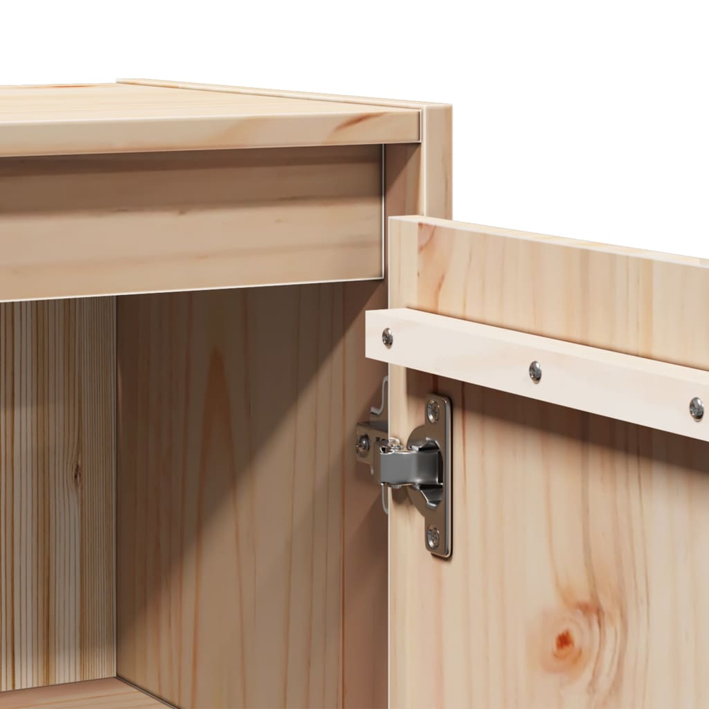 Wall cabinet 30x30x60 cm solid pine - natural color, 1 - number 9.