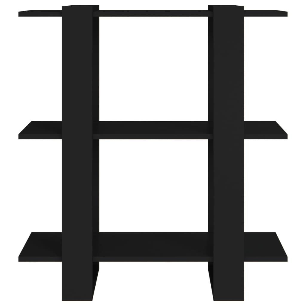 Bokhylle/romdeler 80x30x87 cm - svart, 1 - number 5.