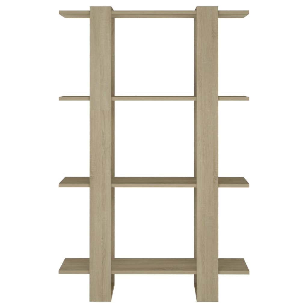 Bogreol/rumdeler 80x30x123,5 cm - sonoma-eg, 1 - number 5.