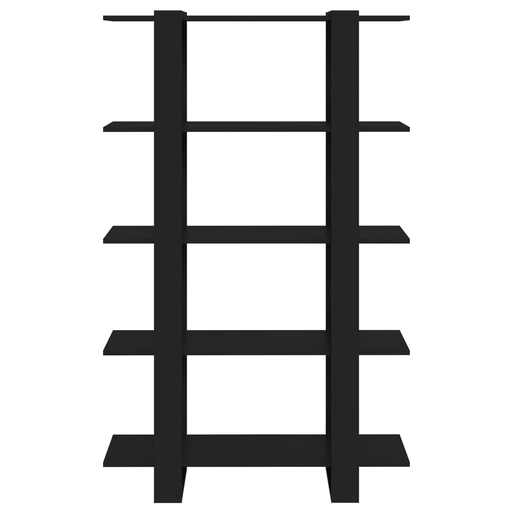 Bokhylle/romdeler 100x30x160 cm - sort, 1 - number 3.