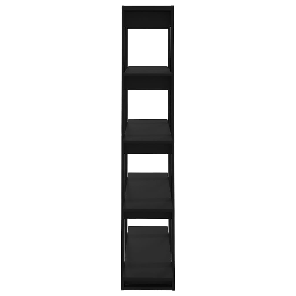 Bokhylle/romdeler 100x30x160 cm - sort, 1 - number 4.