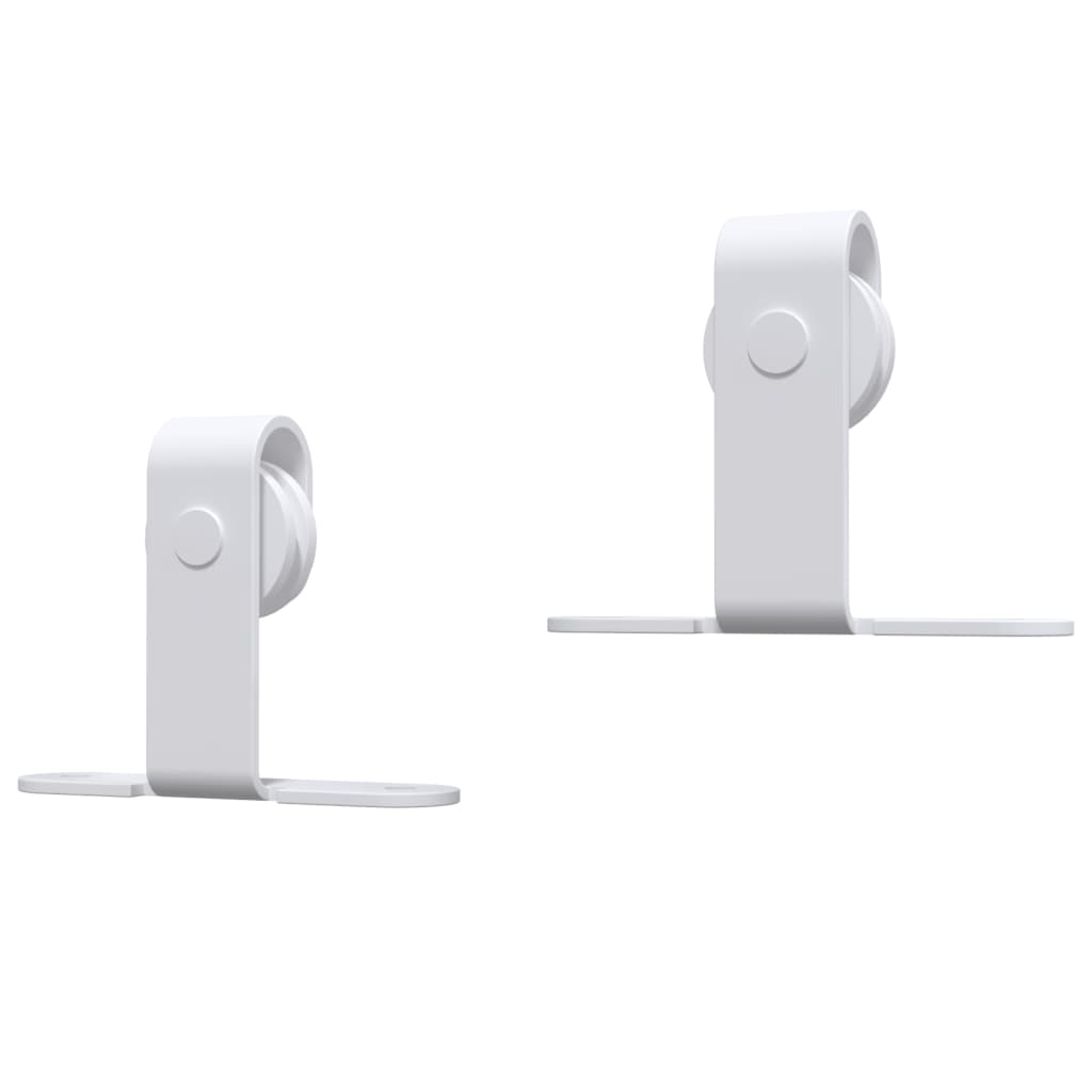 Mini ensemble de portes coulissantes pour armoires en acier au carbone - blanc, 152 cm, 1 - number 5.