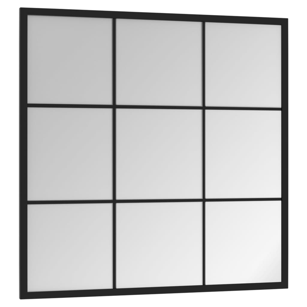 Wall mirror metal black - 60 x 60 cm, 1 - number 3.