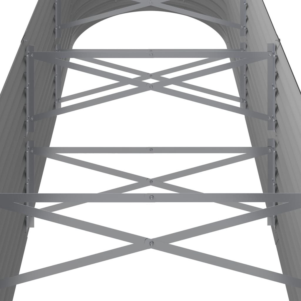 Sadilica čelik premazan prahom - smeđa, 260 x 40 x 36 cm, 1 - number 5.