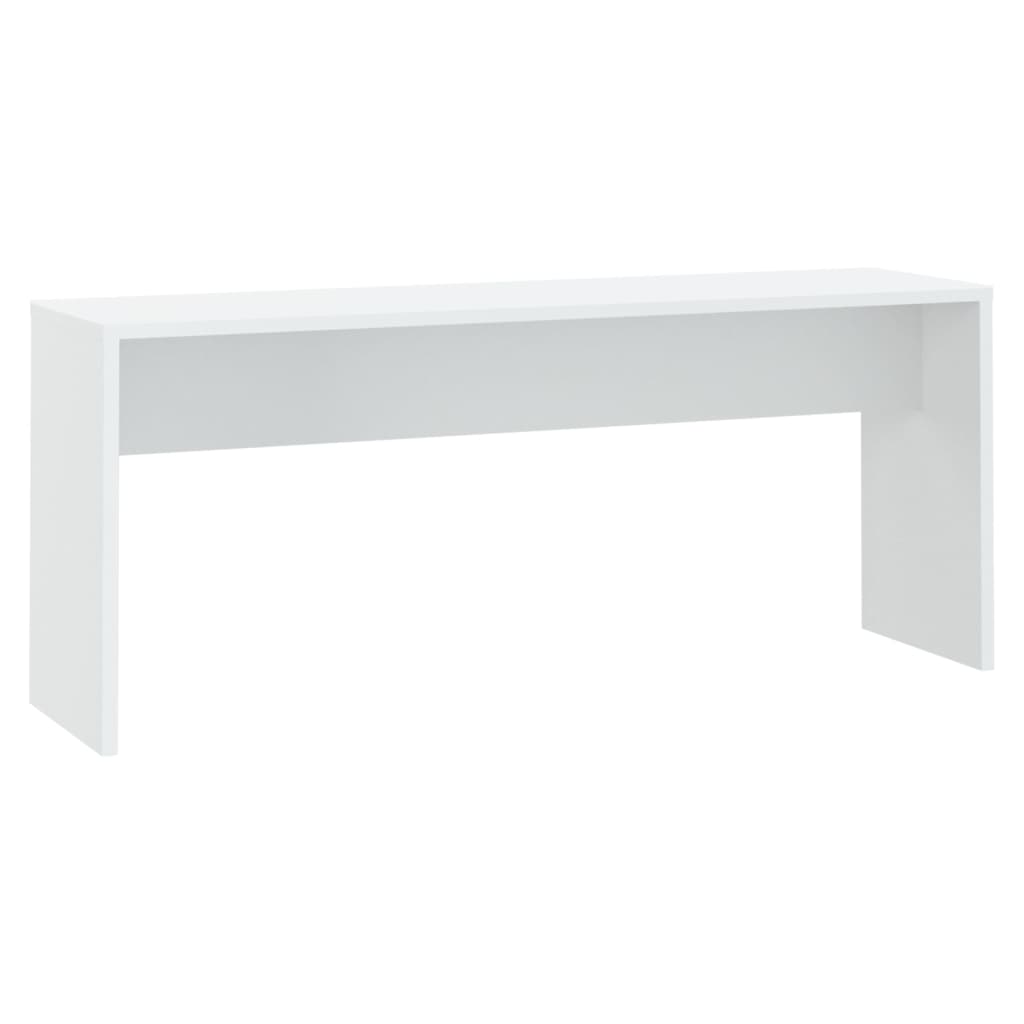 Spisebord sett 3 deler konstruert tre - hvitt, 1 - number 8.