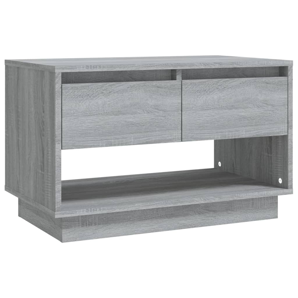 Tv table 70x41x44 cm engineered wood - gray sonoma oak, 1 - number 2.