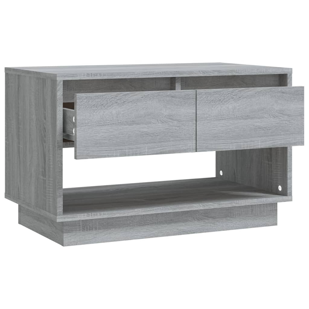 Tv table 70x41x44 cm engineered wood - gray sonoma oak, 1 - number 8.