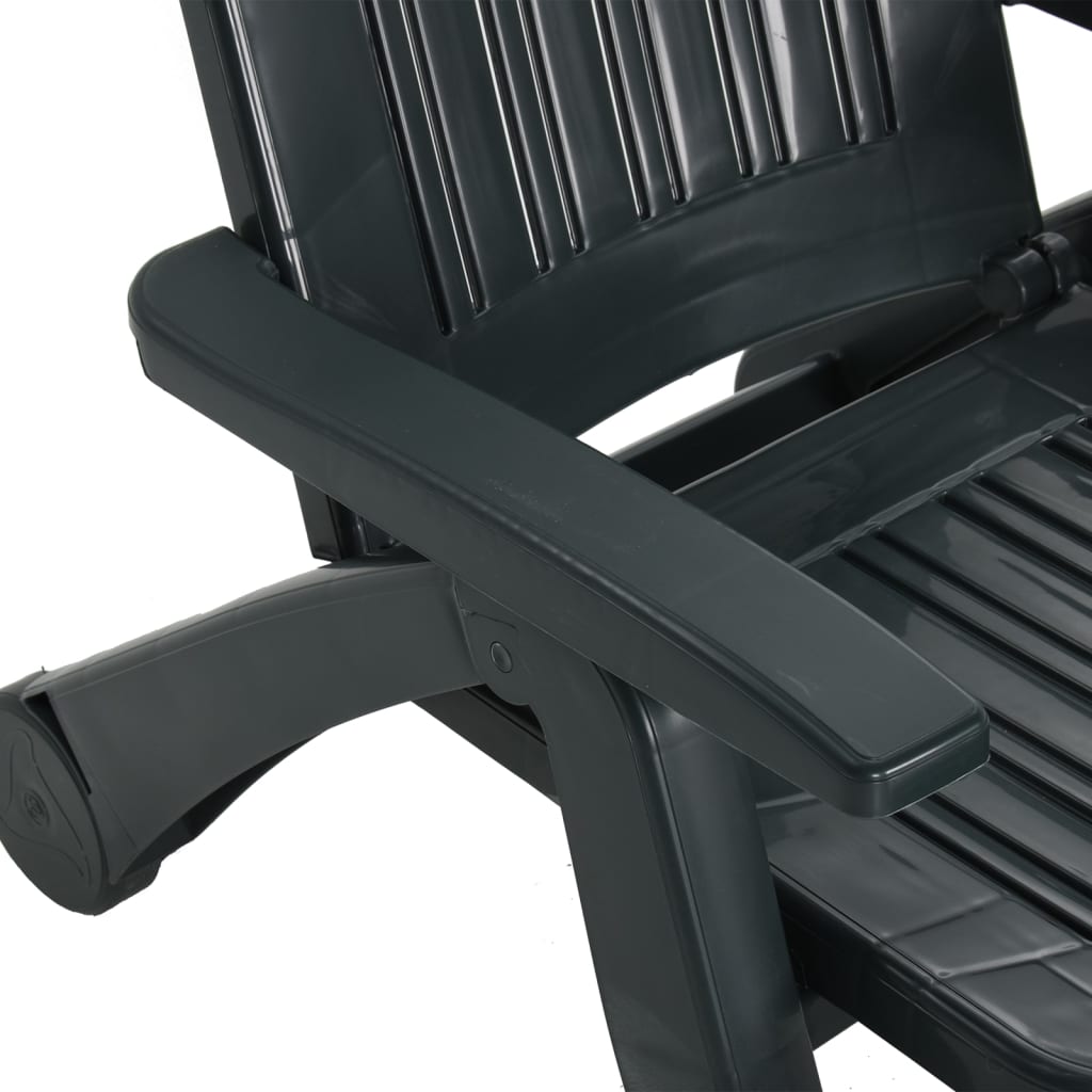 Składany leżak polipropylen zielony - number 6.