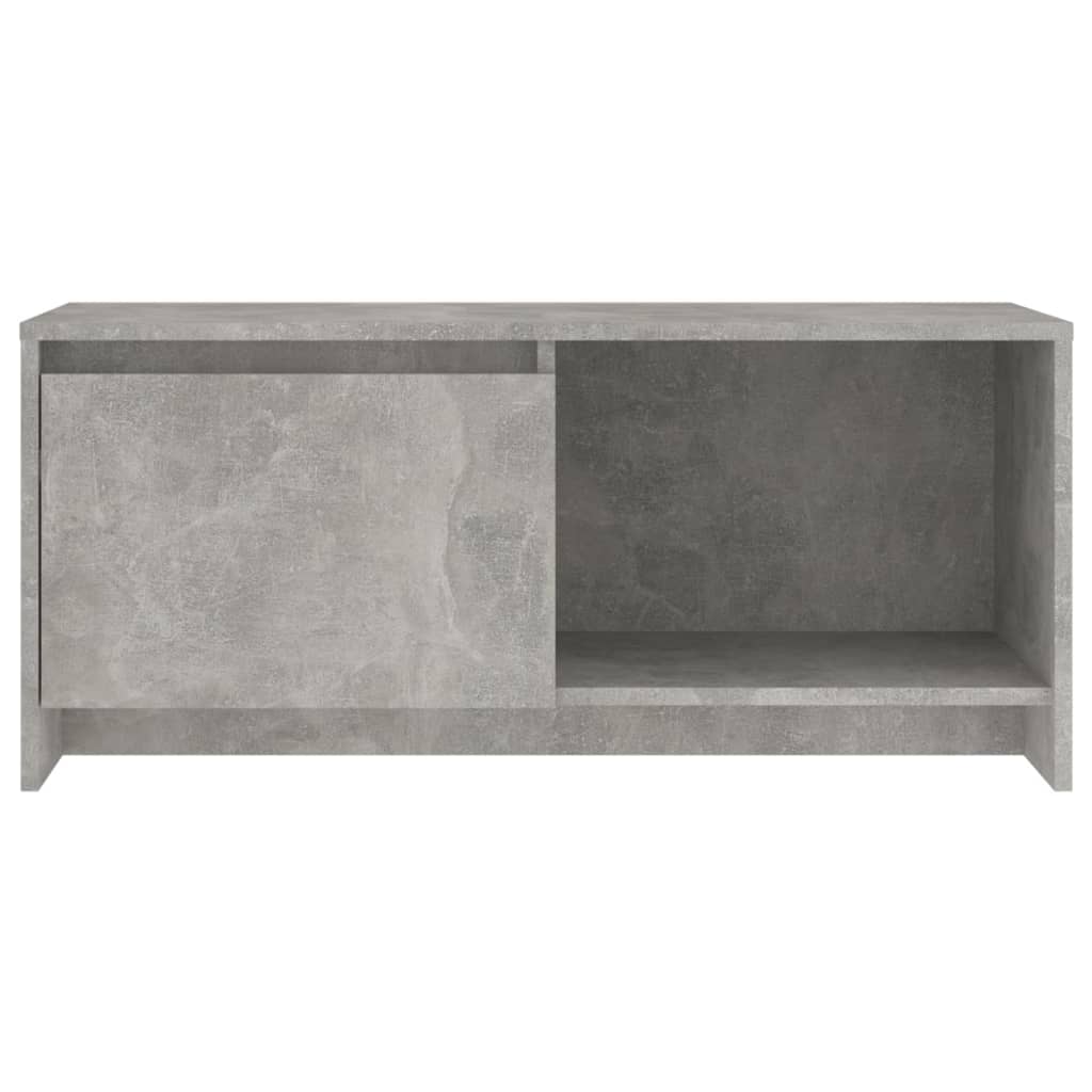 Stolik pod tv 90x35x40 cm drewno klejone - betonowo-szary, 1 - number 5.