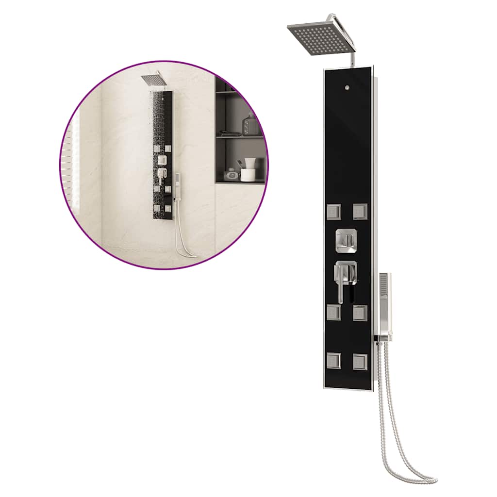 Duschpanel 18x45,5x130 cm glas - number 2.