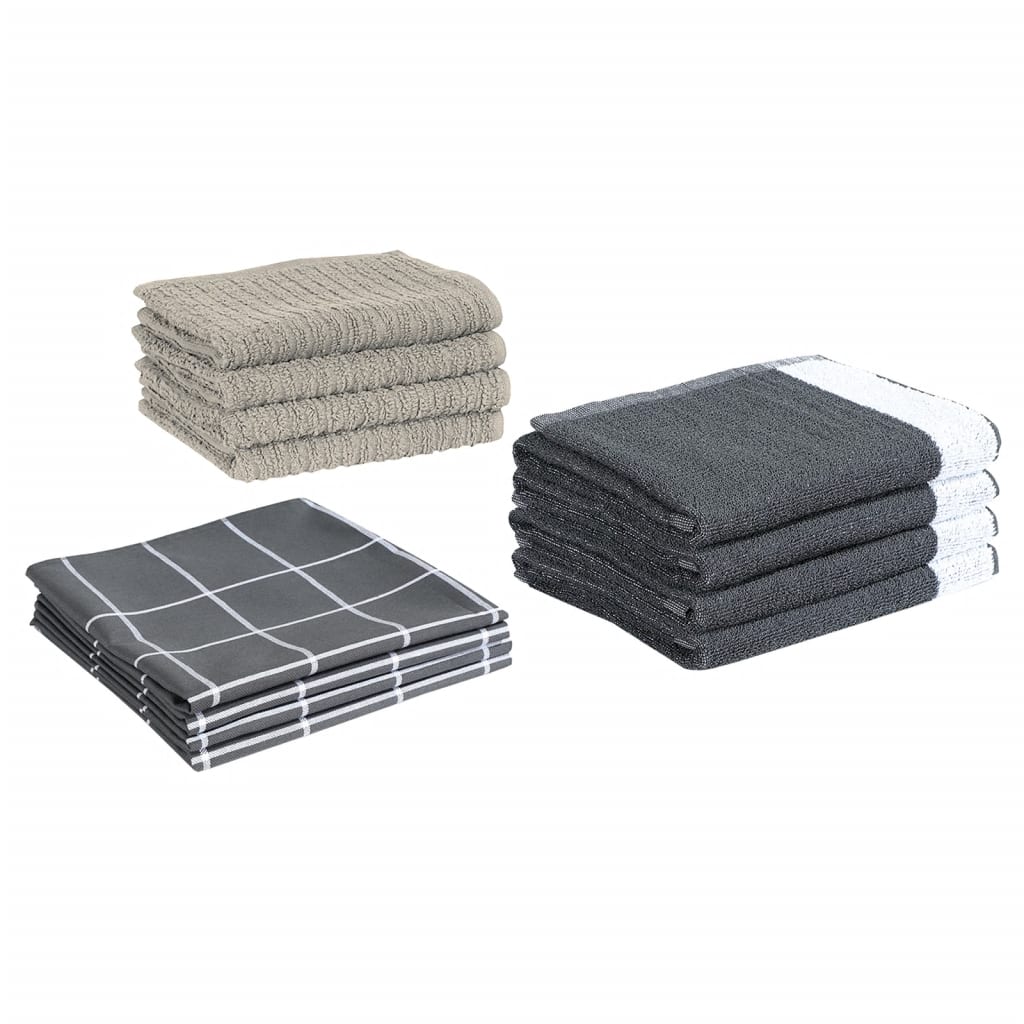 Towel set pc. cotton - grey, 12 - number 3.
