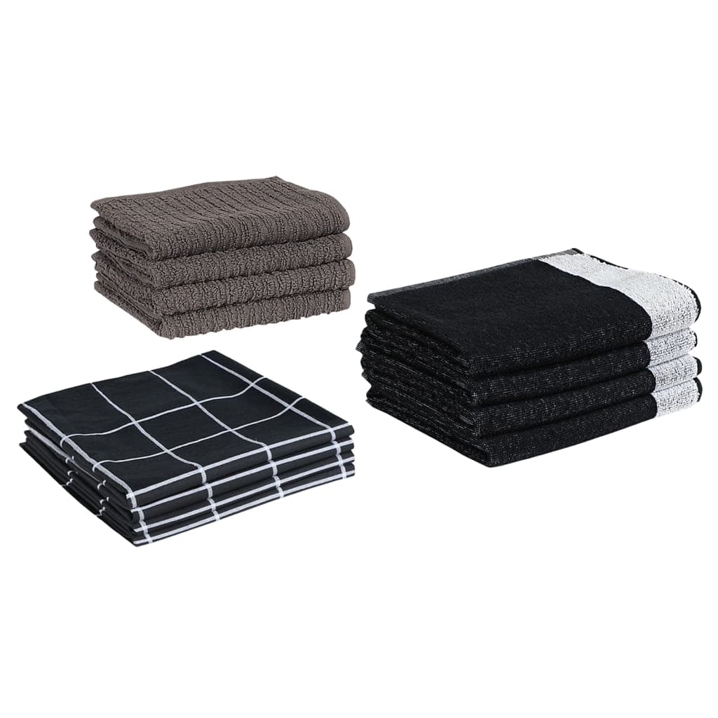 Towel set pc. cotton - black, 12 - number 3.