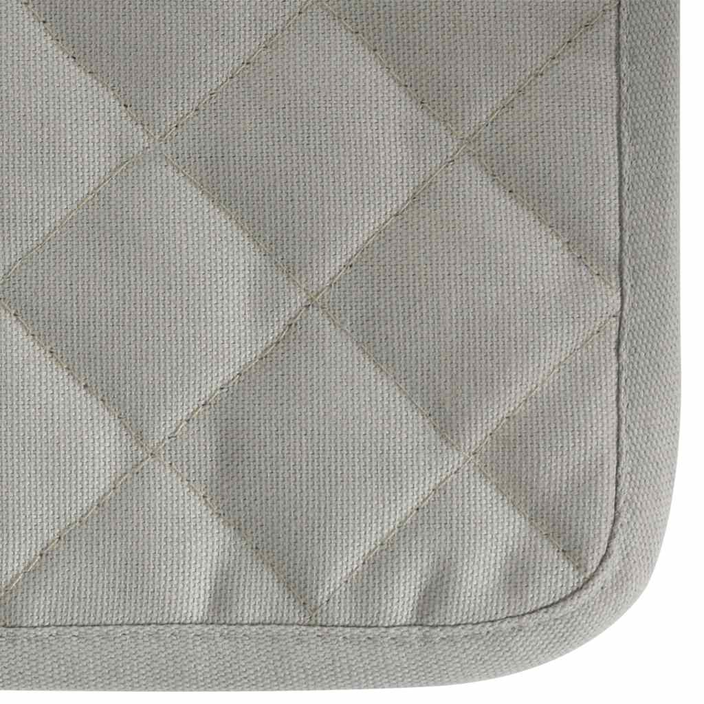 Håndklædesæt 15 dele med ovnhandsker og grydelapper bomuld grå - number 8.