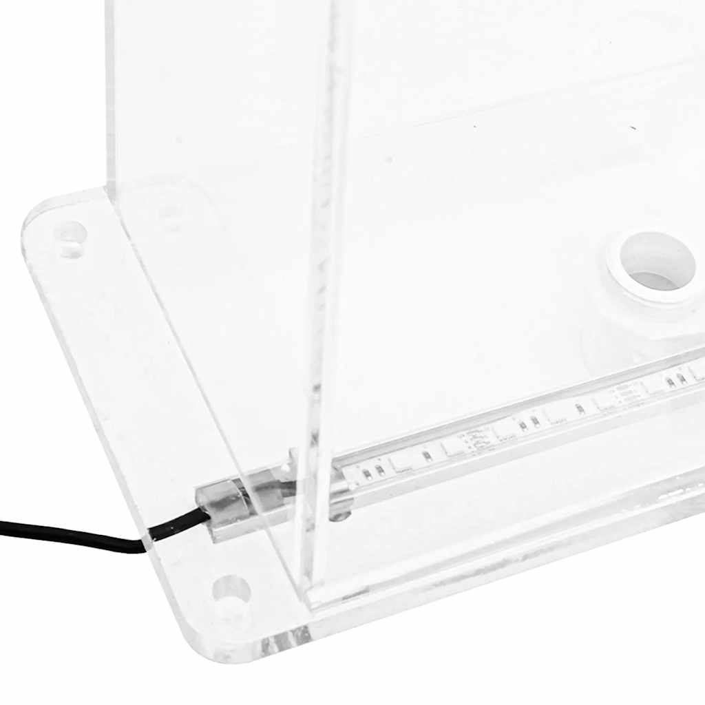 Poolfontæne m. rgb led'er 51 cm akryl - number 12.