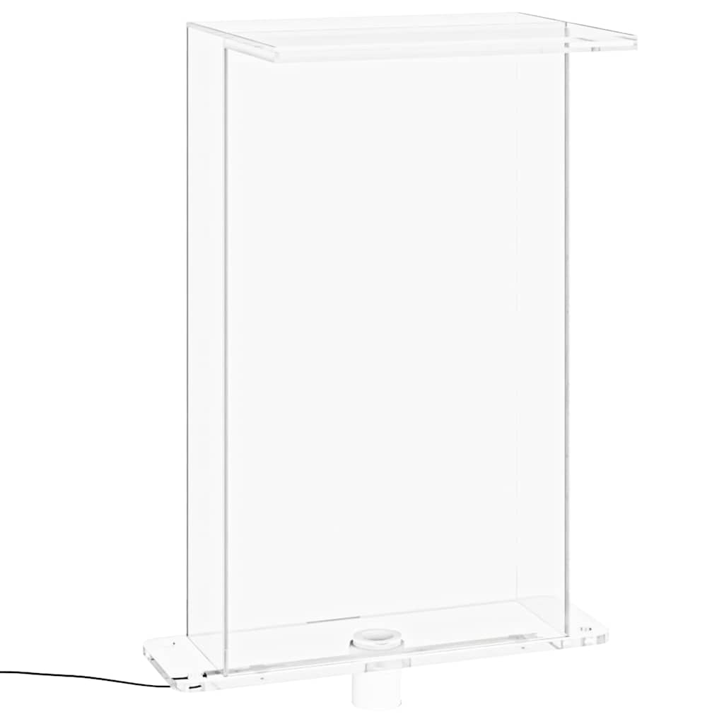 Poolfontæne m. rgb led'er 51 cm akryl - number 7.