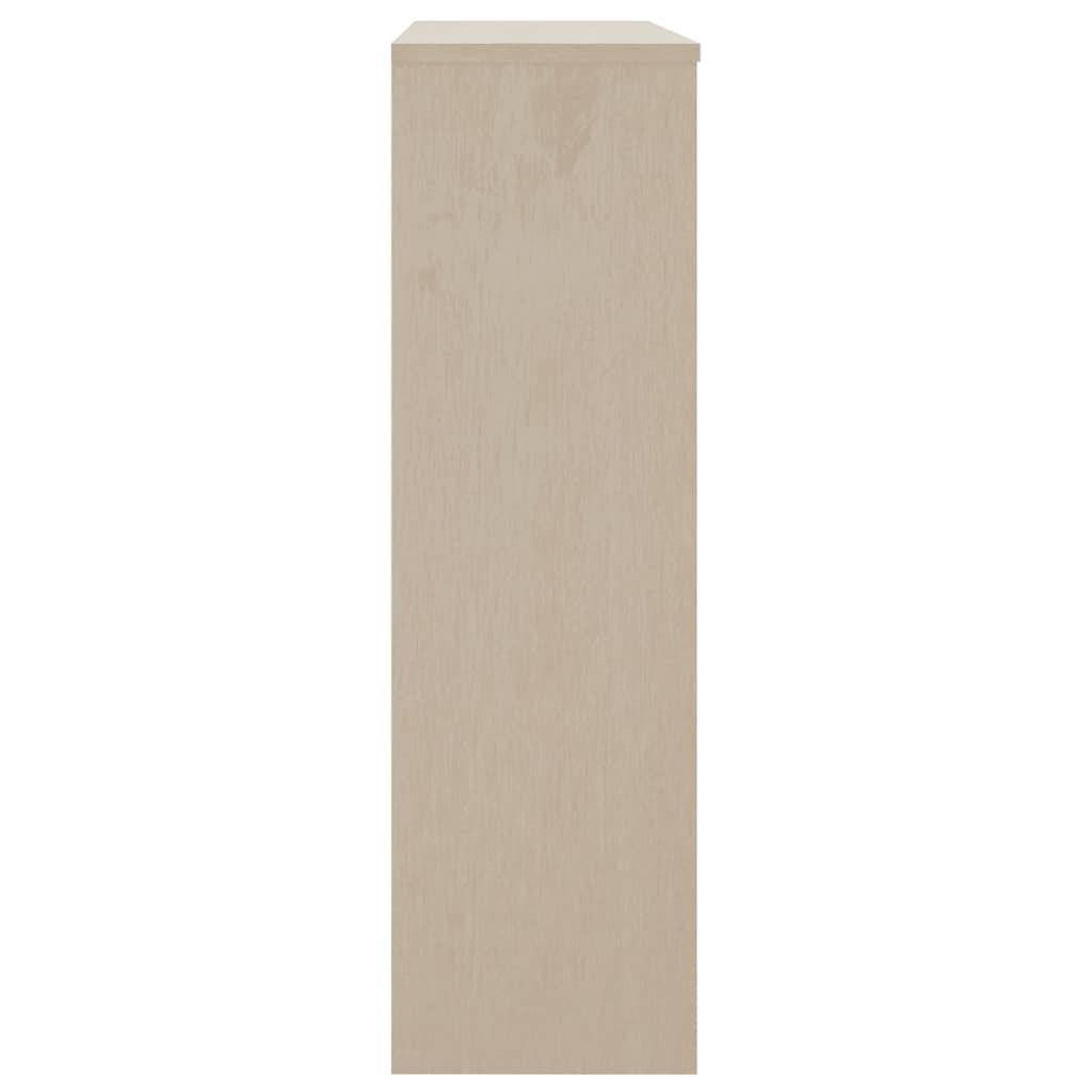 Overdel til skænk hamar 90x30x100 cm fyrretræ honningbrun - number 6.