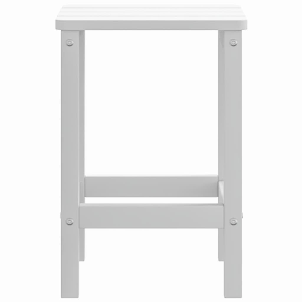 Adirondack-havebord 38x38x46 hdpe - hvid, 1 - number 4.