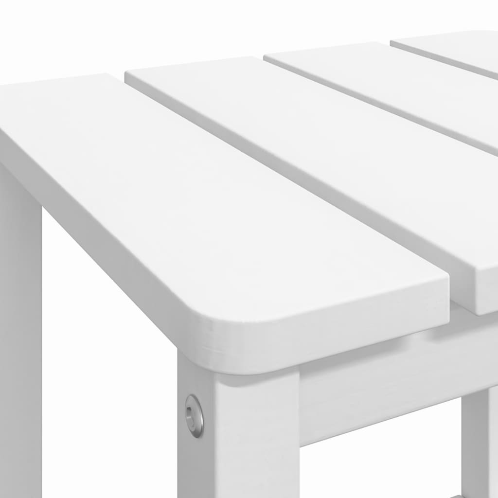 Adirondack-havebord 38x38x46 hdpe - hvid, 1 - number 6.