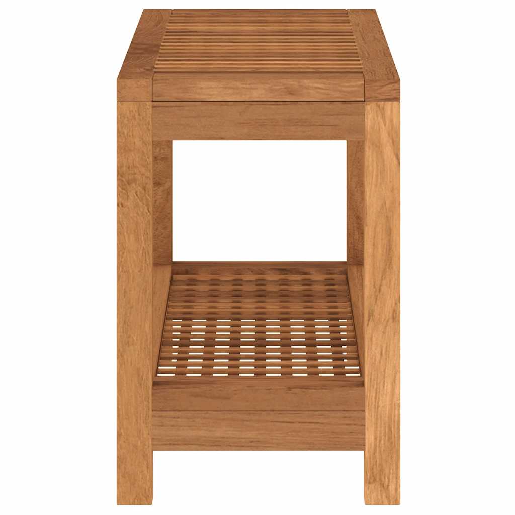 Bathroom table 60x30x45 cm solid teak wood - 60 x 30 x 45 cm (w x d x h) - number 4.