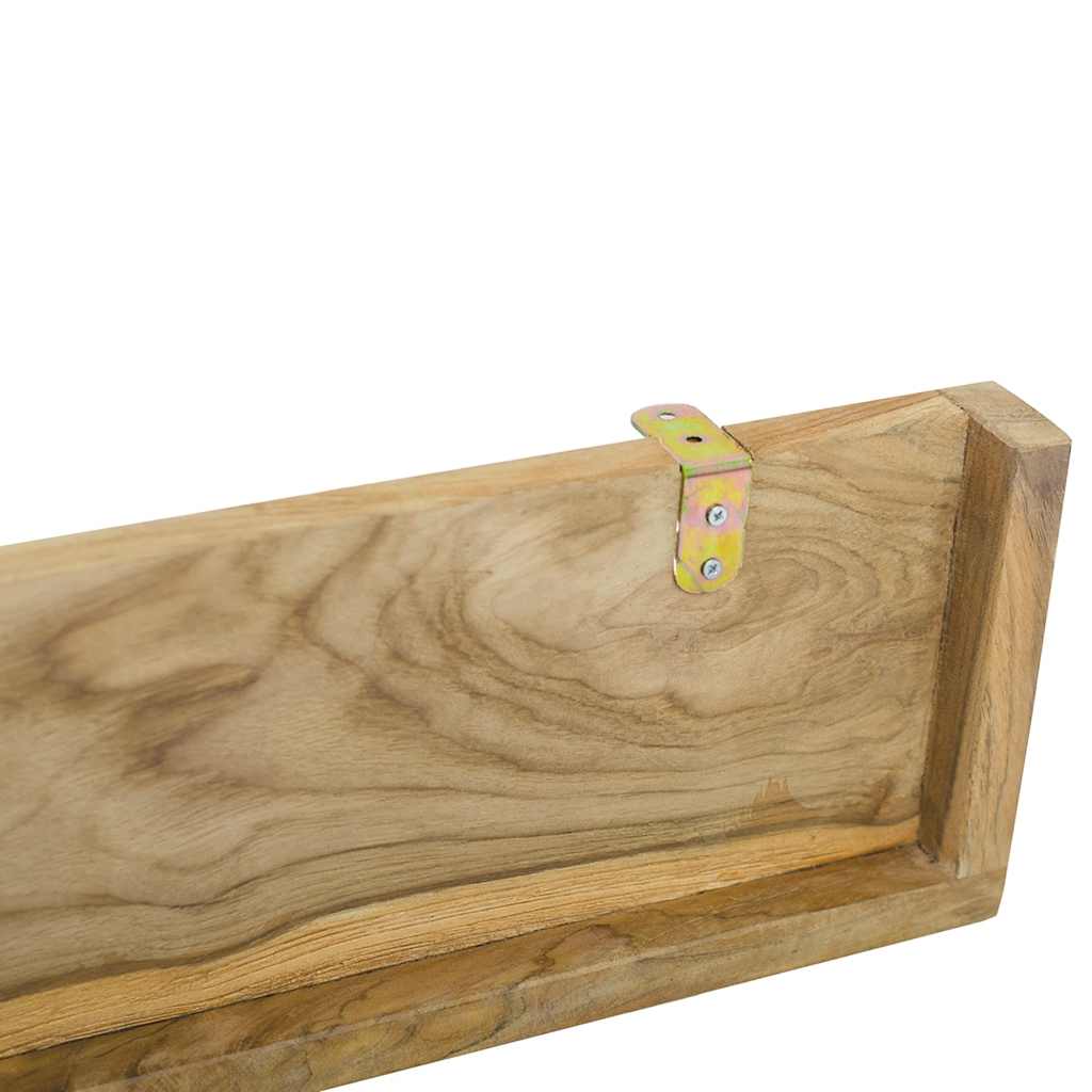 Półki ścienne 2 szt. solid teak tree - 60 x 15 x 4 cm, 1 - number 8.