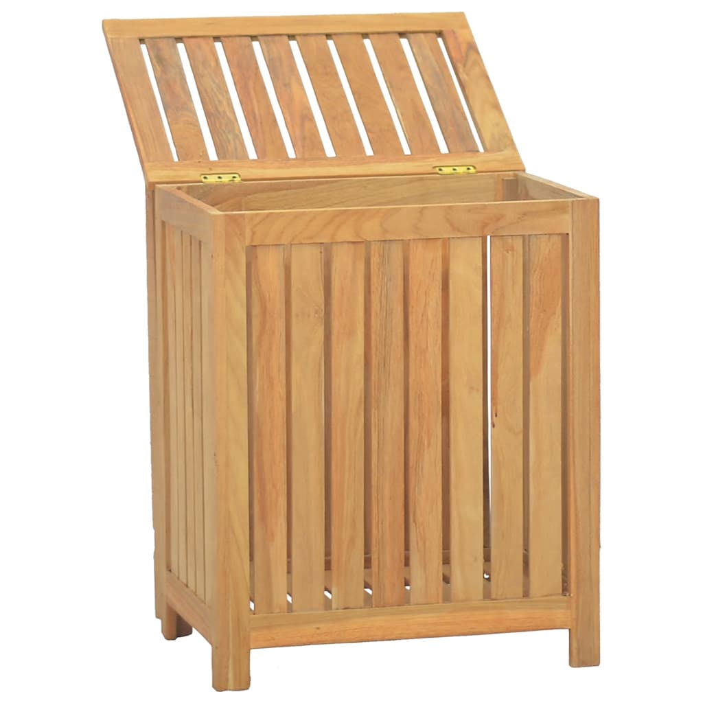 Laundry basket solid teak wood - 50 x 35 x 60 cm, 1 - number 2.