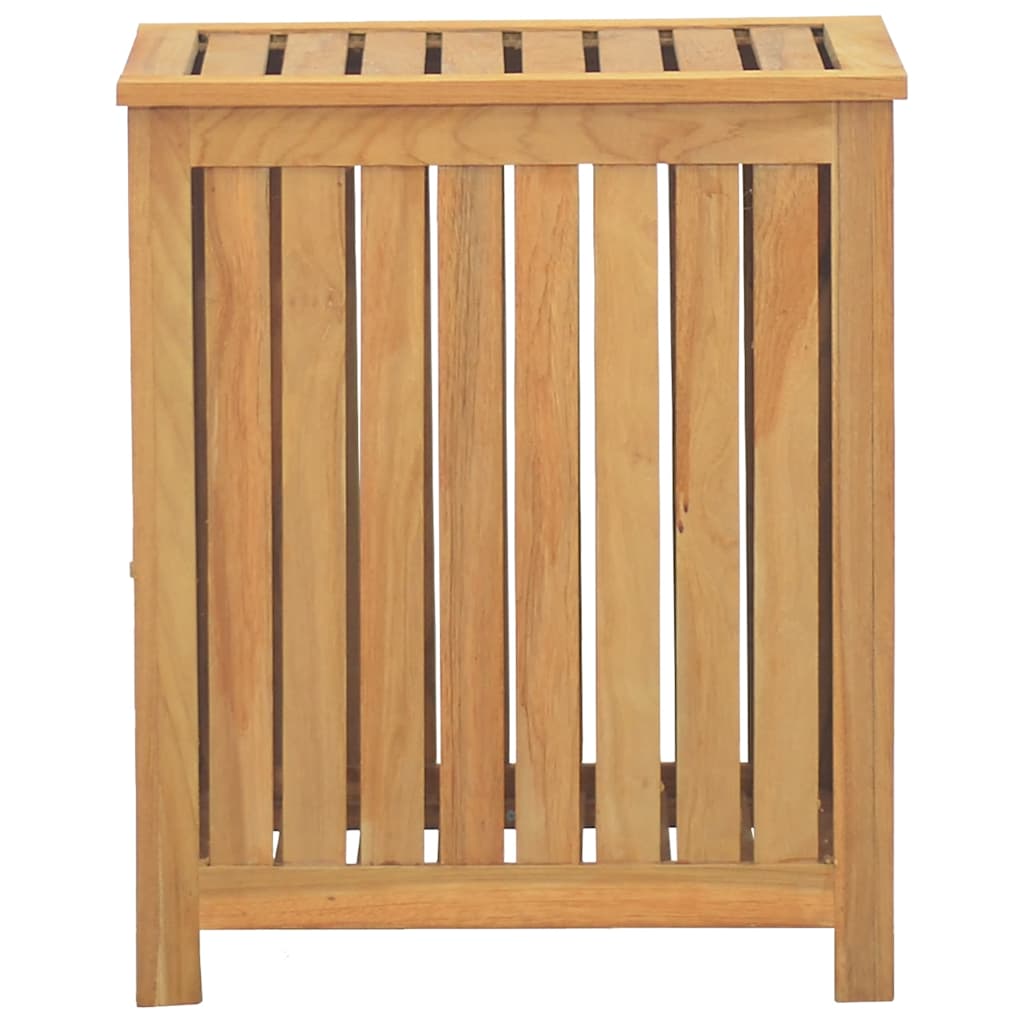 Laundry basket solid teak wood - 50 x 35 x 60 cm, 1 - number 4.