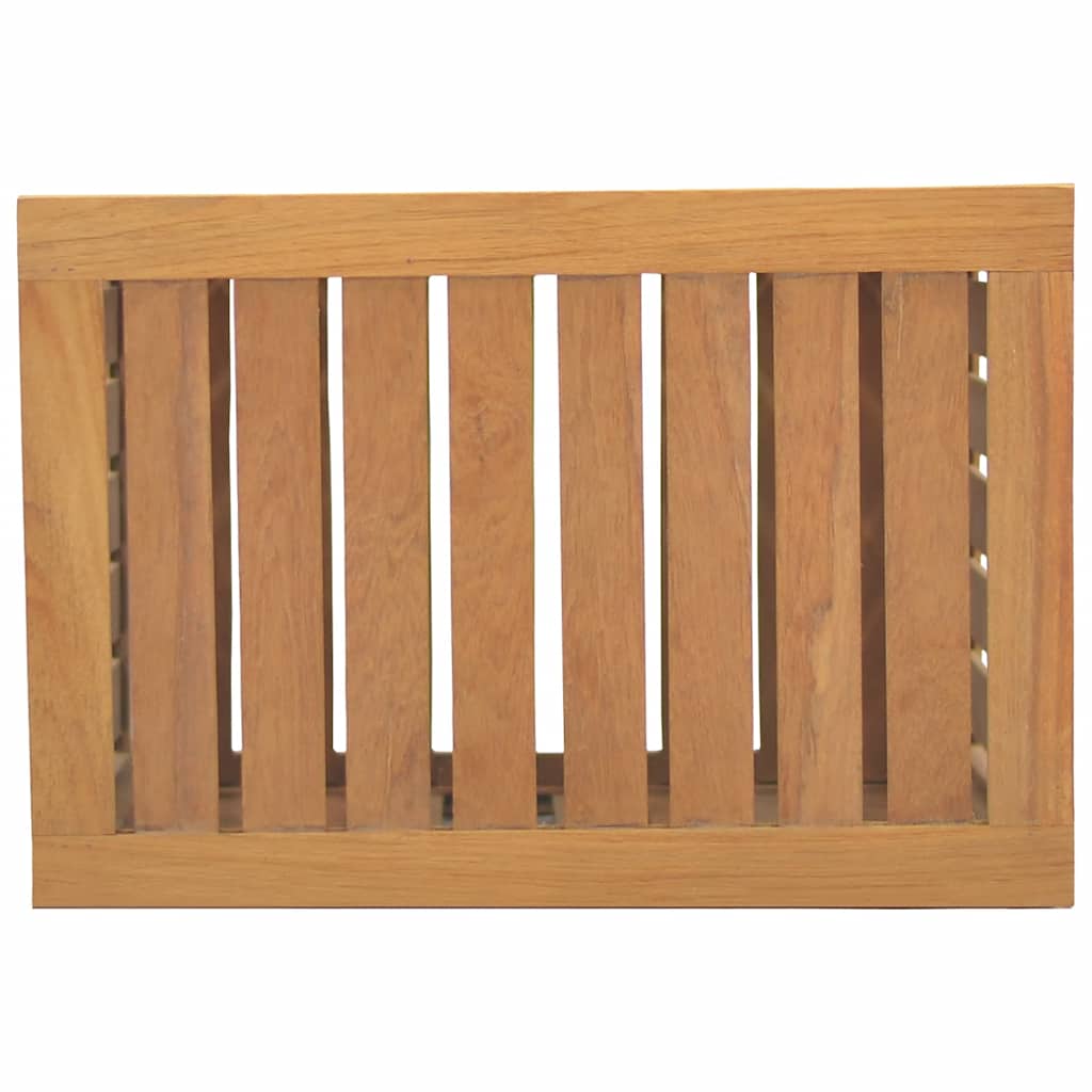 Laundry basket solid teak wood - 50 x 35 x 60 cm, 1 - number 6.