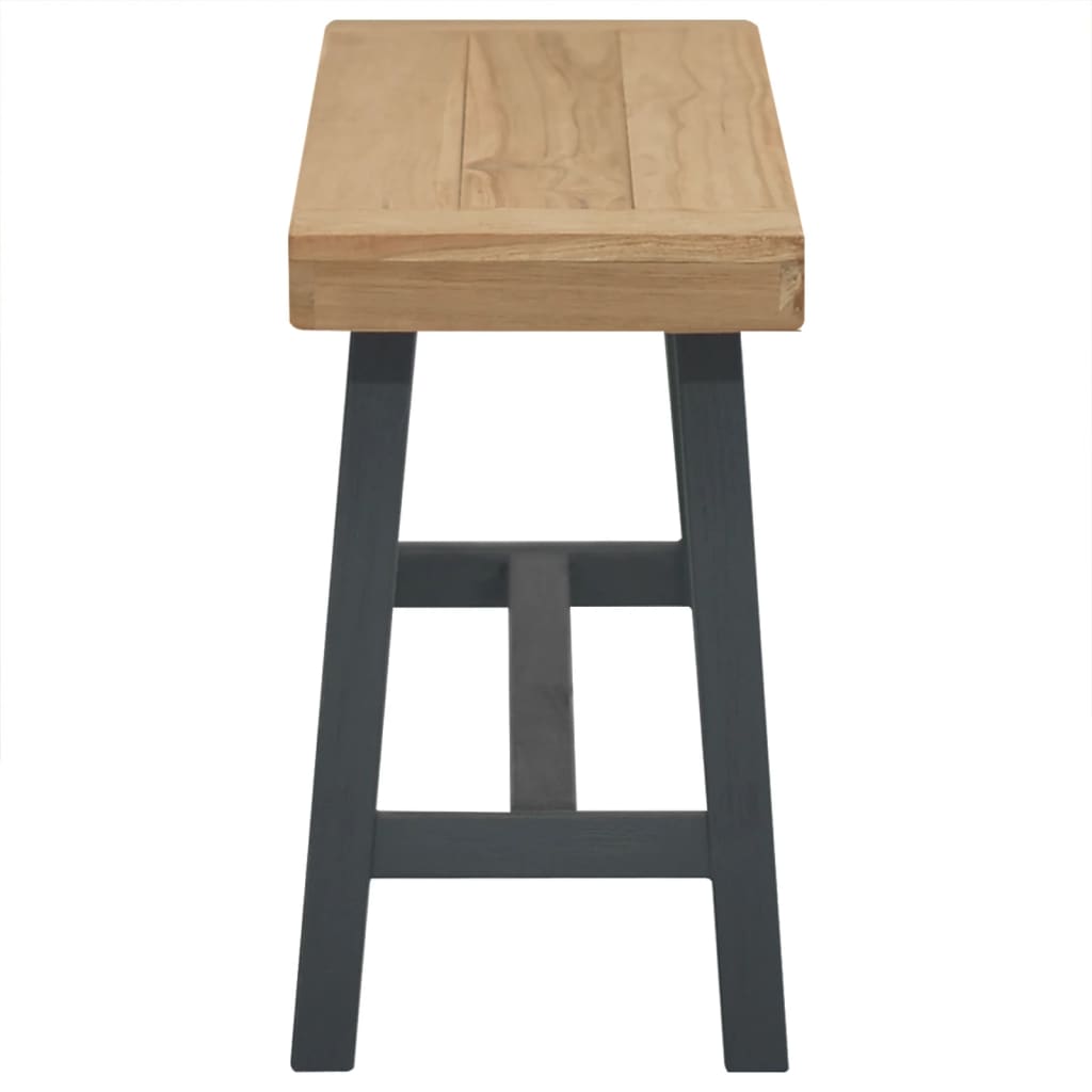 Bænk 110 cm massivt teaktræ - number 3.