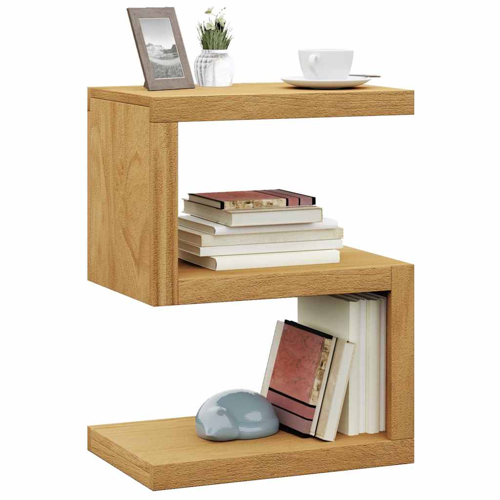 Sidebord 45x30x60 cm massivt teaktræ - number 3.