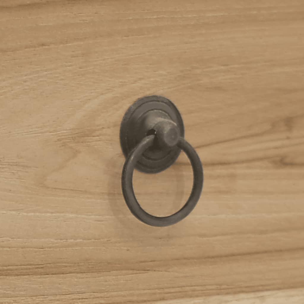 Biurko z 2 szufladami 110x52x75 cm lite drewno tekowe - number 7.