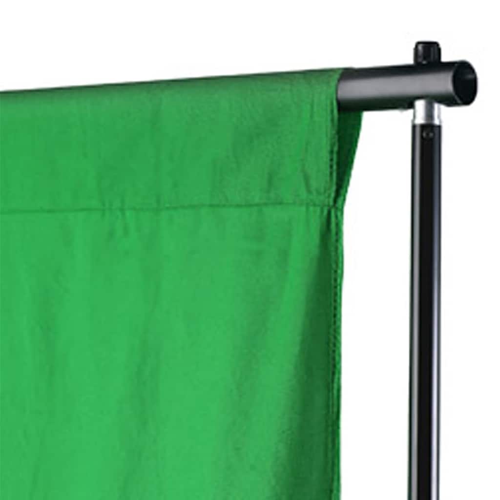 Set studio fotografico con set di lampade e sfondo - verde, 300 x 300 cm, 1 - number 12.