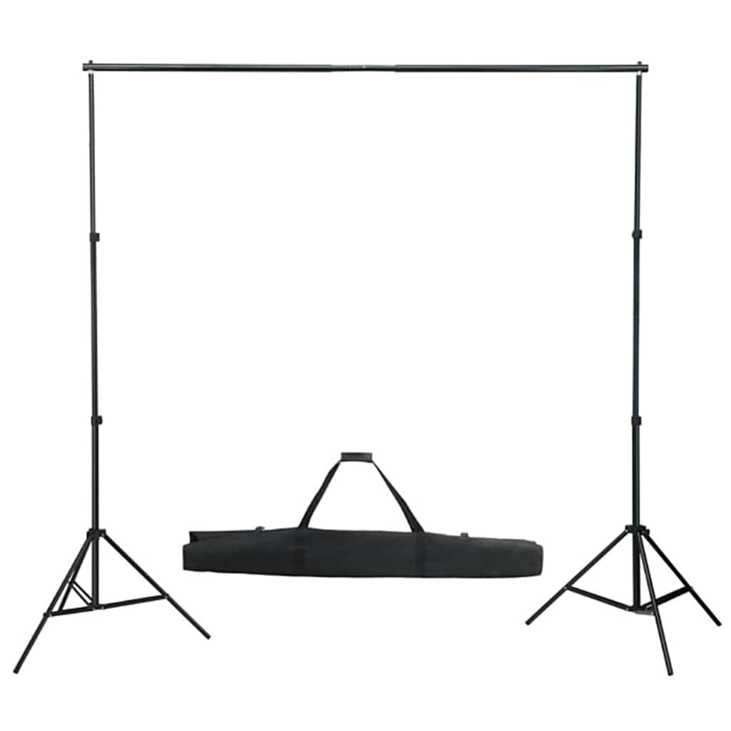 Set studio fotografico con set di lampade e sfondo - verde, 300 x 300 cm, 1 - number 3.