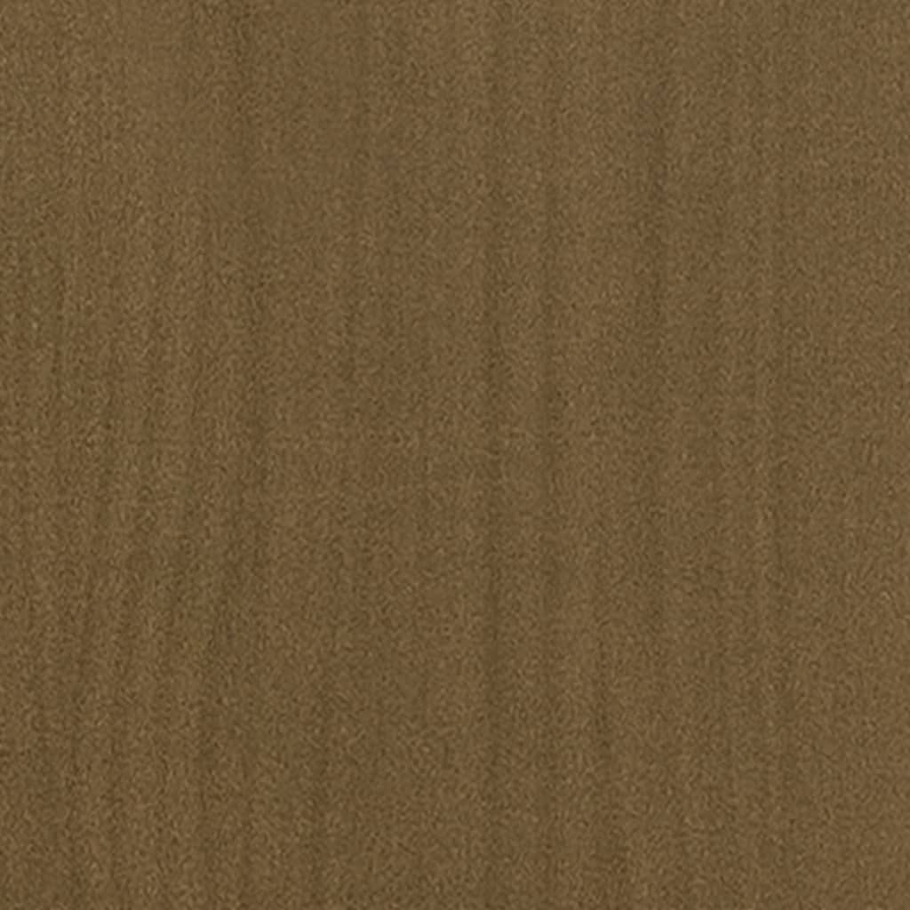 Žardinjera 70x31x70 cm puni bor zlatno smeđa - crna, 1 - number 7.