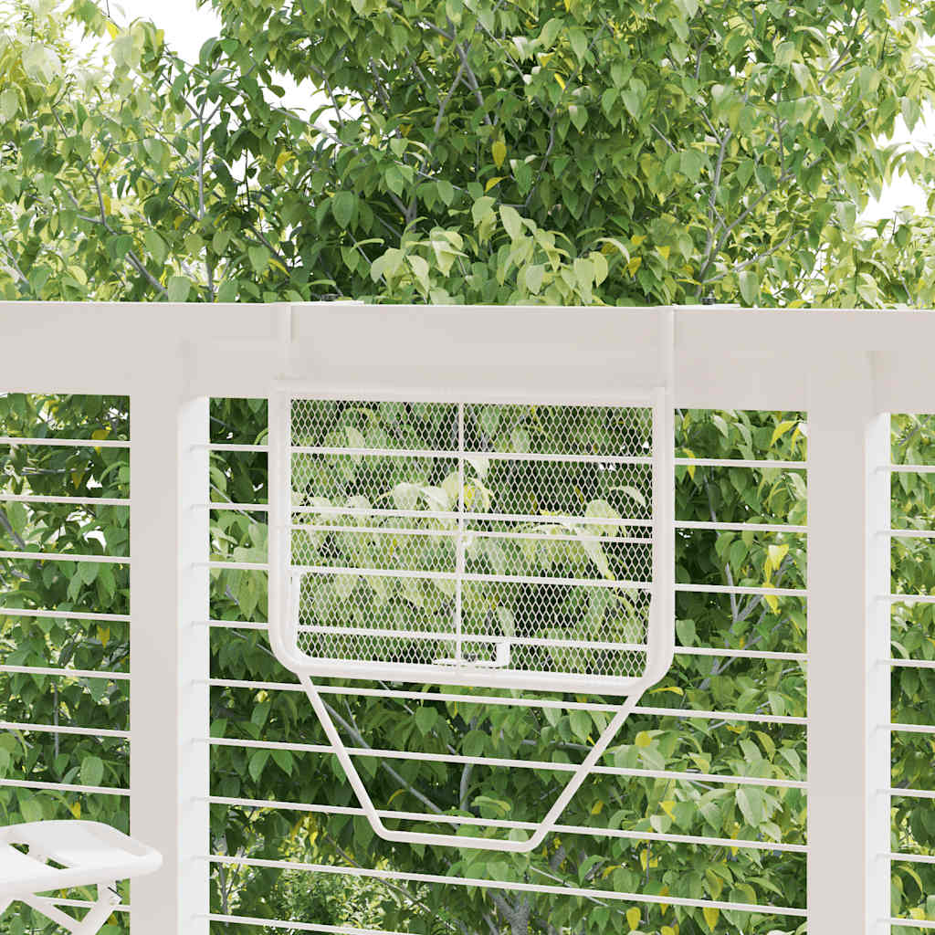 Altan tabell 60x40 cm stål - hvit, 1 - number 3.